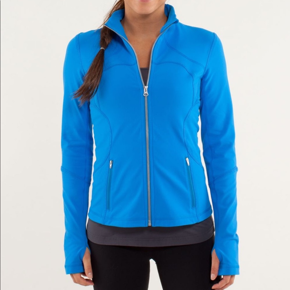 NWT Lululemon Forme Jacket in Beaming Blue - Sz 6